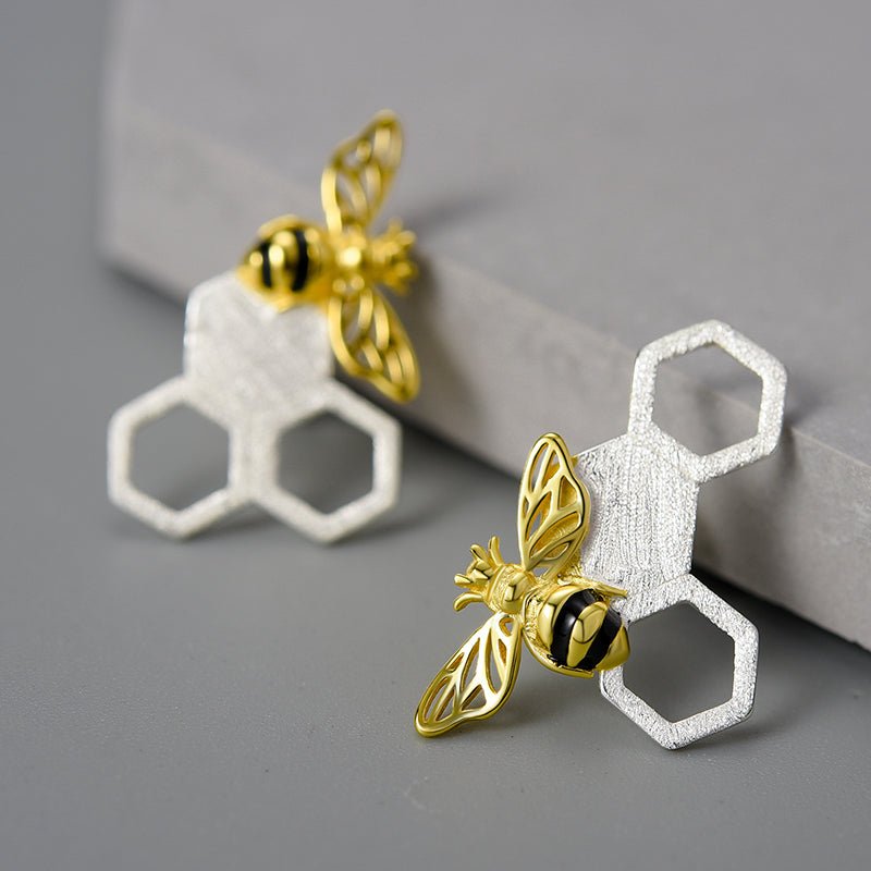 Honeybee Guard - Stud Earrings