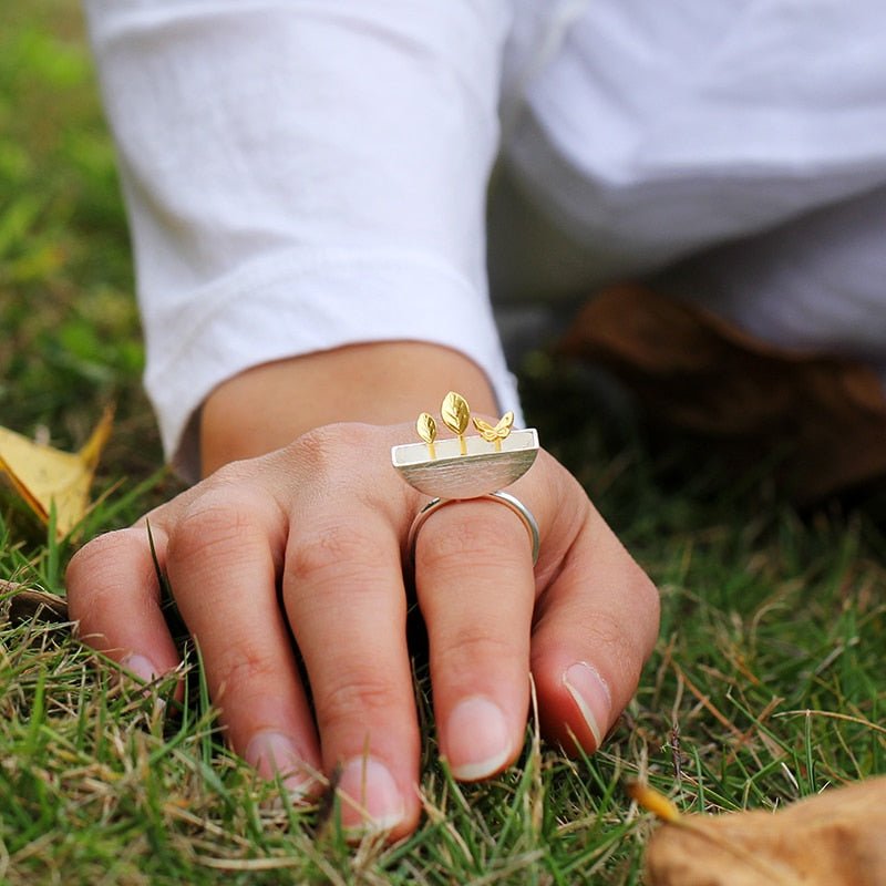 My Little Garden - Adjustable Ring - MetalVoque