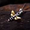 Lovely Honeybee - Handmade Pendant - MetalVoque