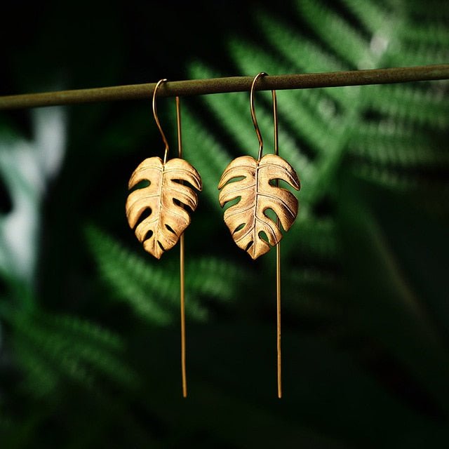 Monstera Petit - Handmade Earrings | NEW - MetalVoque