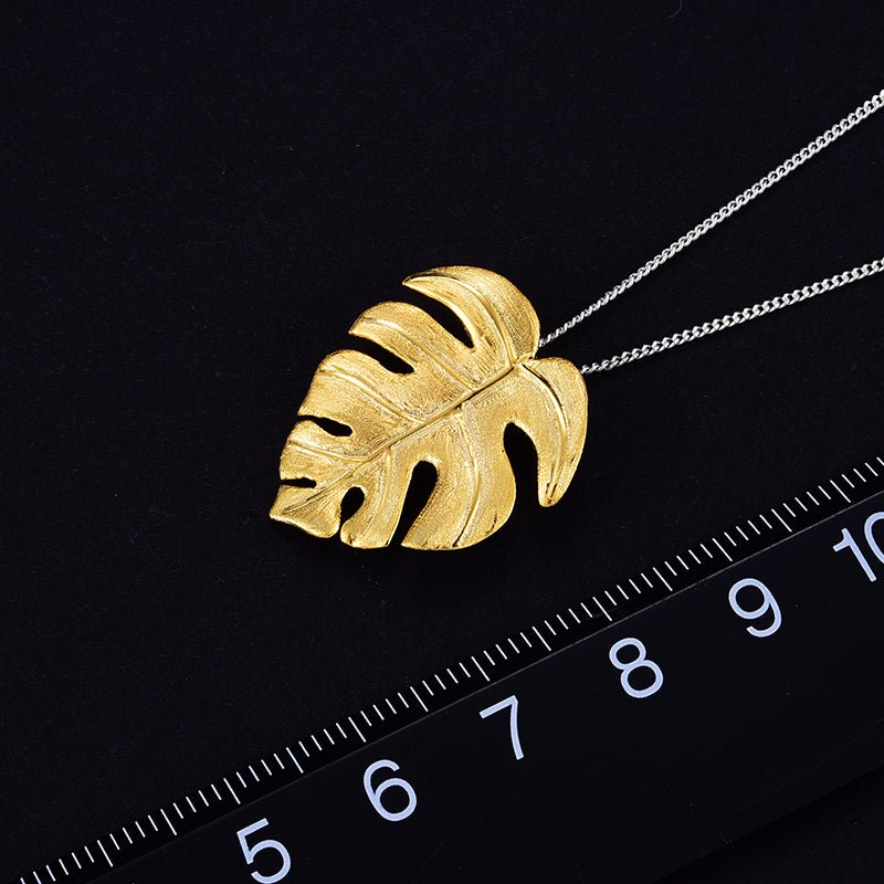 Monstera Petit - Handmade Pendant | New - MetalVoque