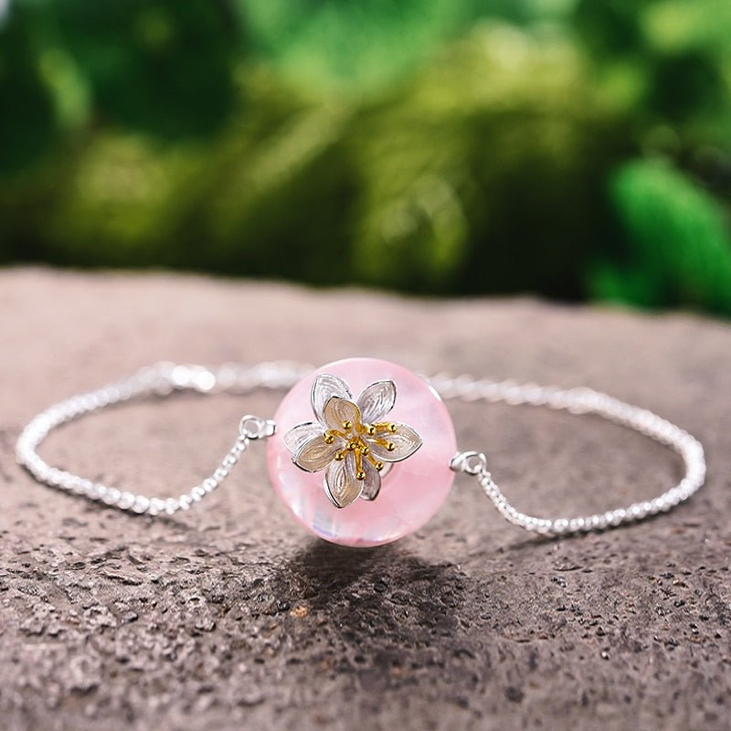Whispering Lotus - Handmade Bracelet - MetalVoque