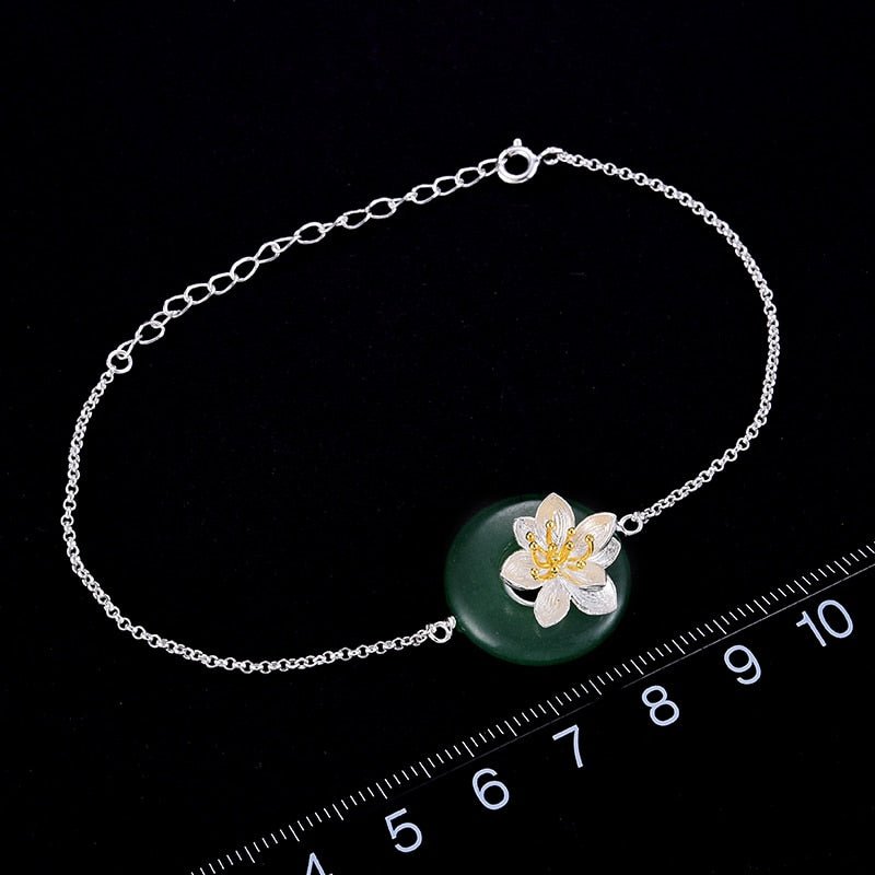 Whispering Lotus - Handmade Bracelet - MetalVoque